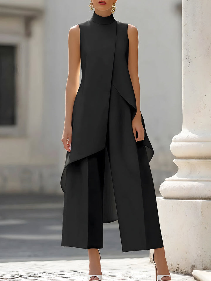 Martina | Elegant Drop Long Jumpsuit