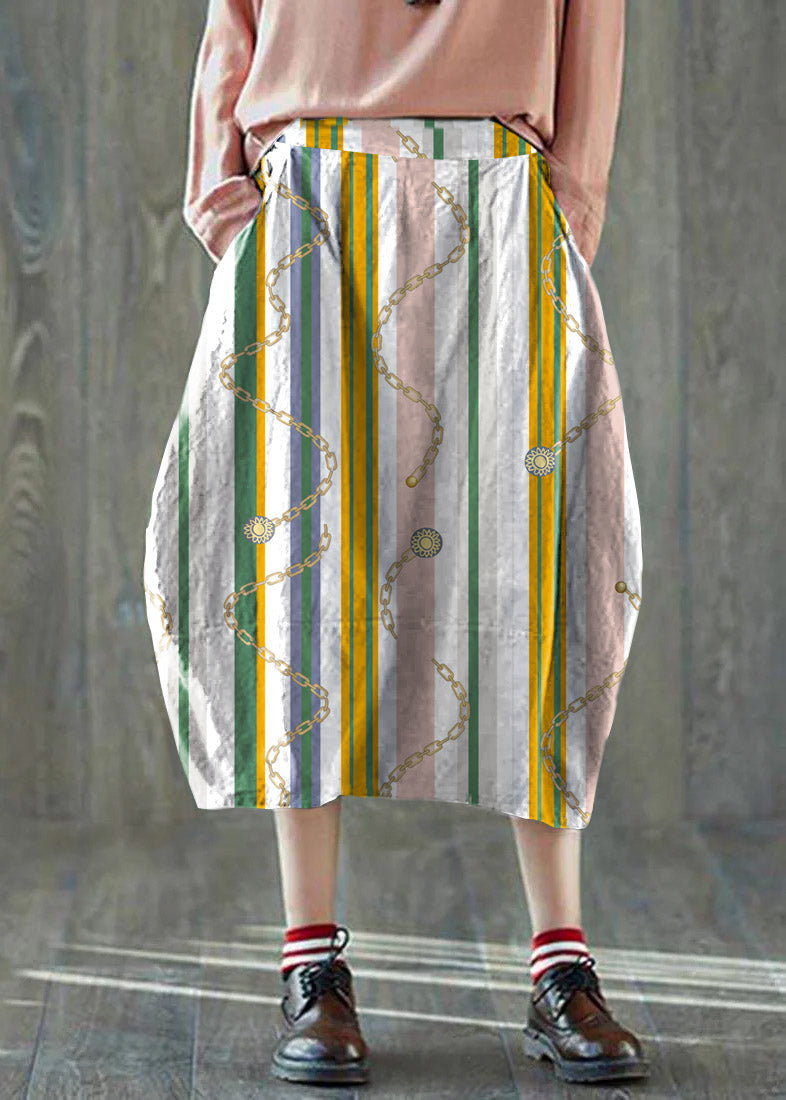 Green Lantern Linen Pocket Skirt