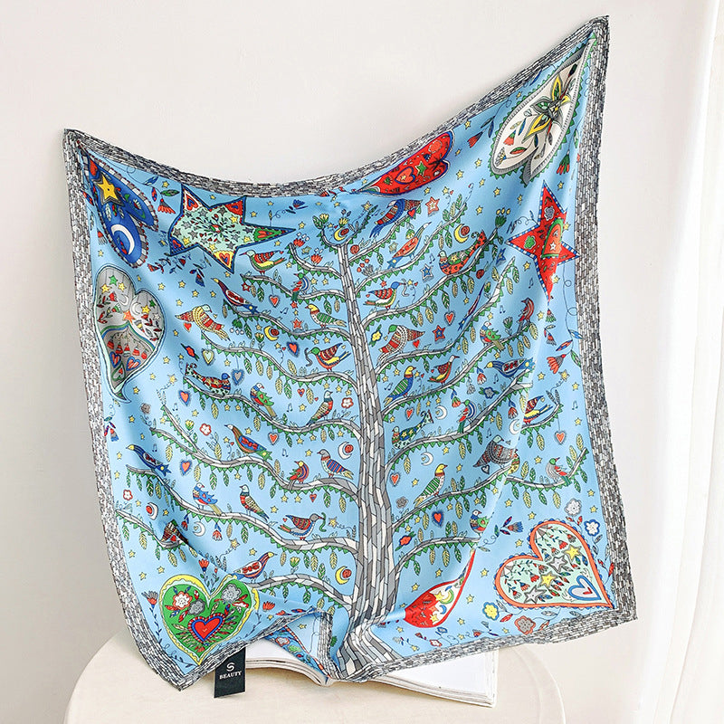 Hazelle | Vintage Printed Scarf