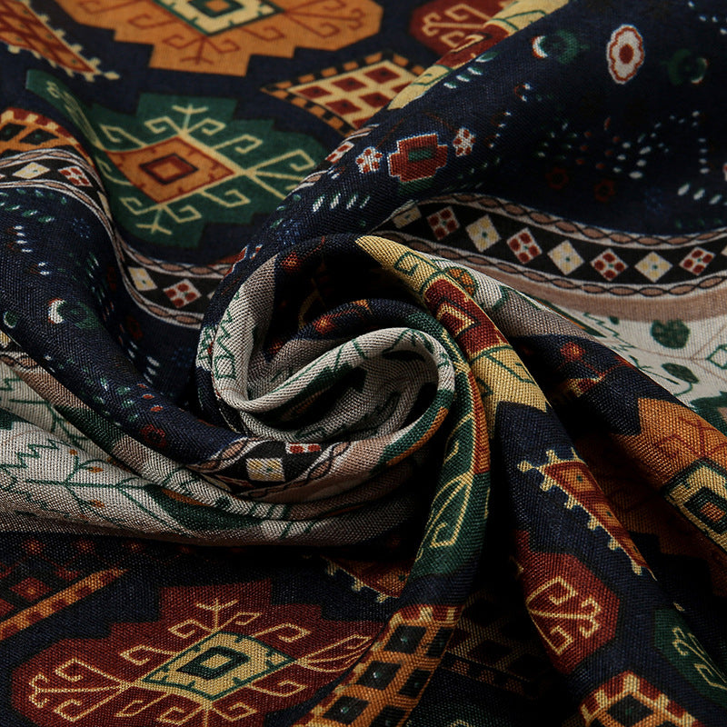 Opaline | Vintage Ethnic Print Scarf