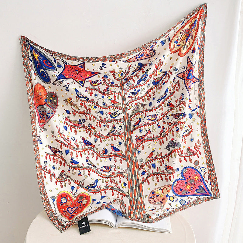 Hazelle | Vintage Printed Scarf