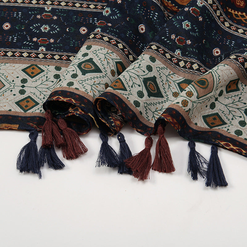 Opaline | Vintage Ethnic Print Scarf