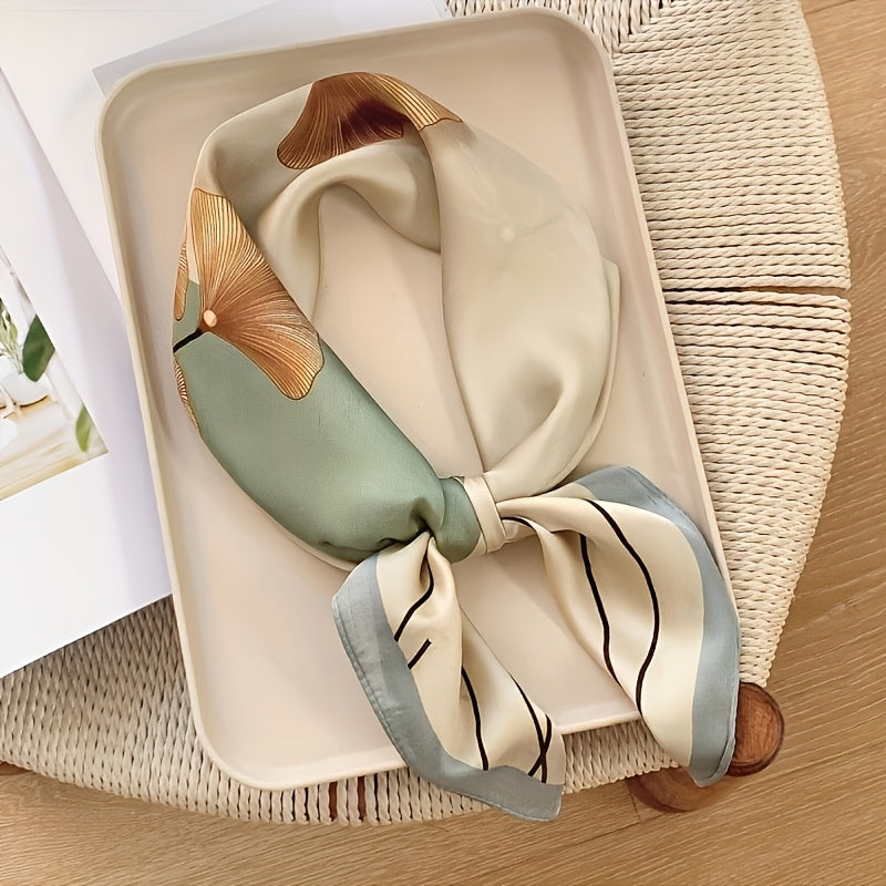 Luna | Casual Ginkgo Leaf Scarf