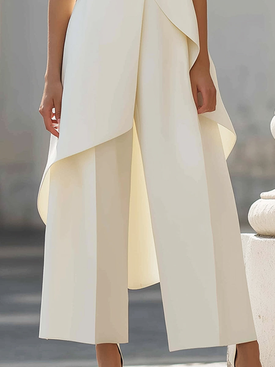 Martina | Long Elegant Drop Jumpsuit