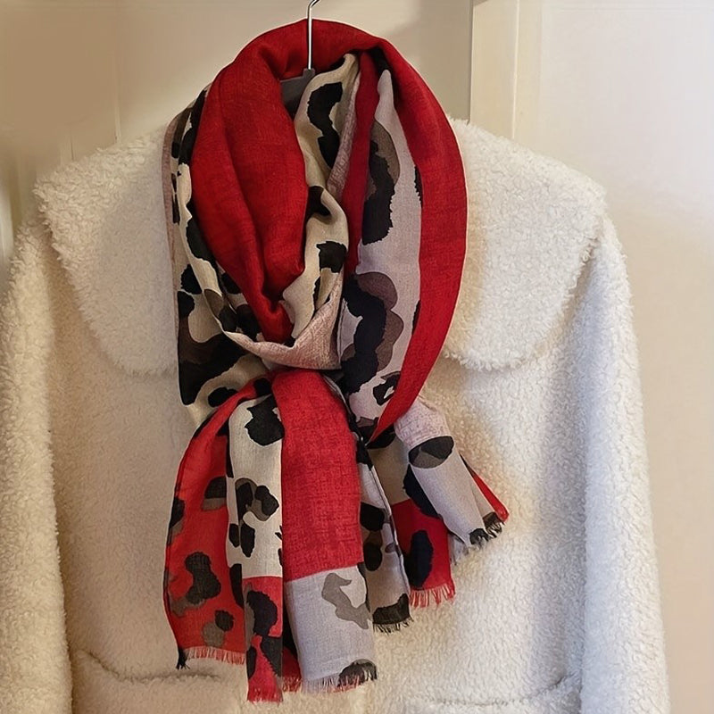 Briar | Casual Leopard Print Scarf