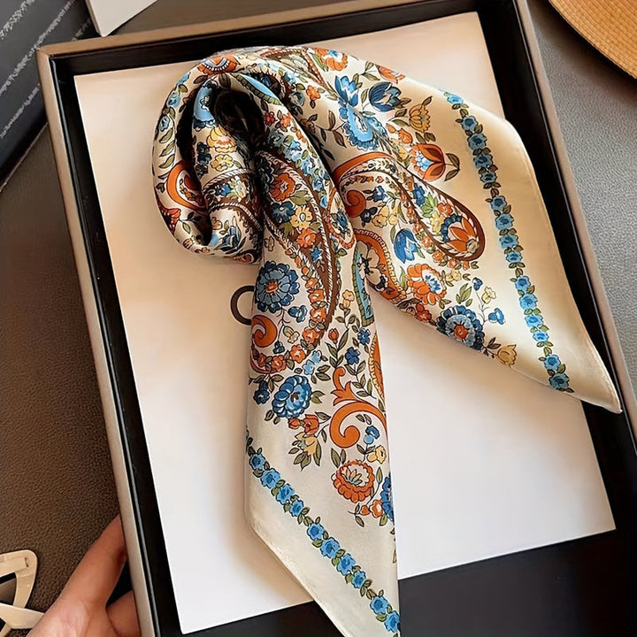 Willow | Elegant Floral Scarf