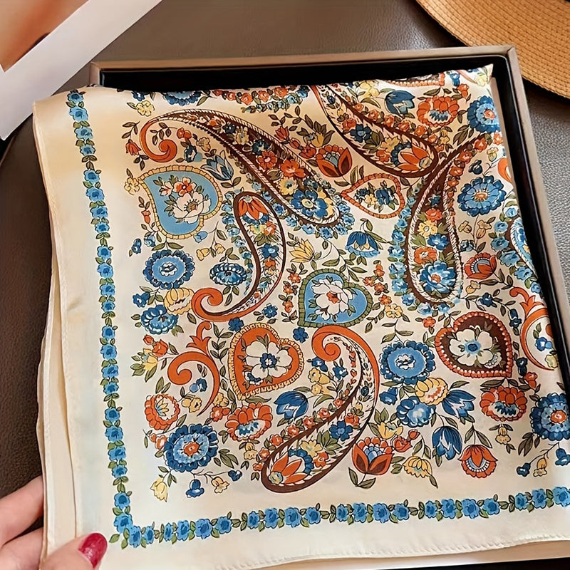 Willow | Elegant Floral Scarf