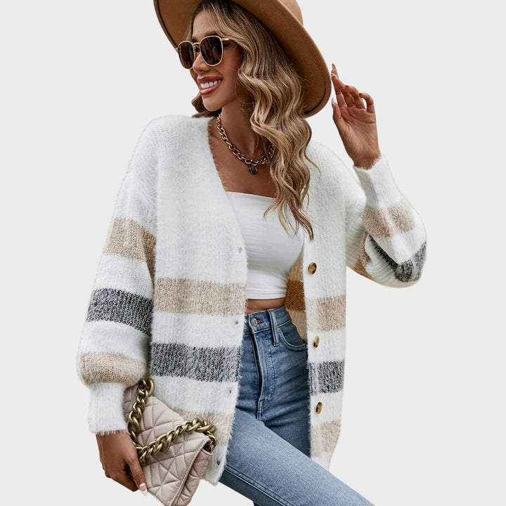Open Front Knit Cardigan
