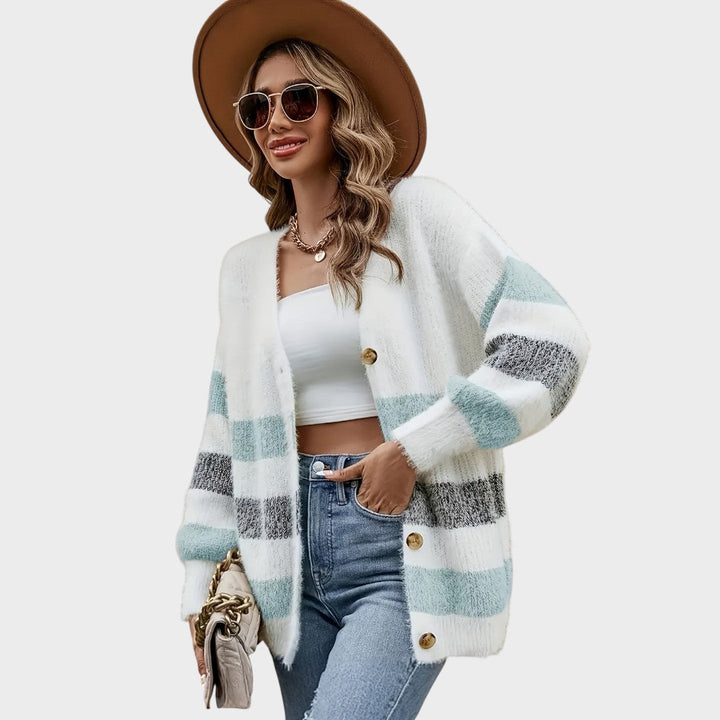 Open Front Knit Cardigan