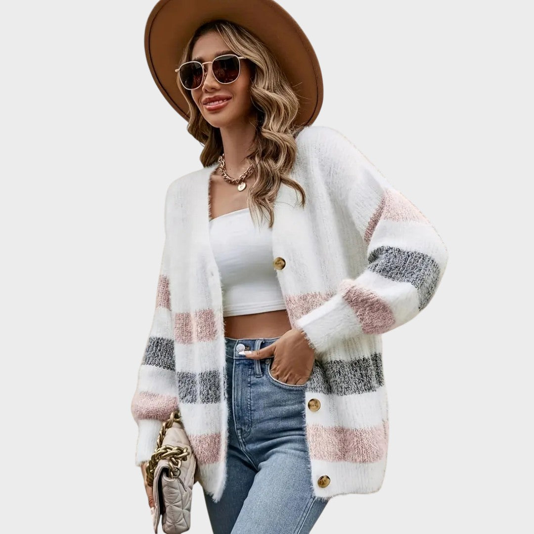 Open Front Knit Cardigan
