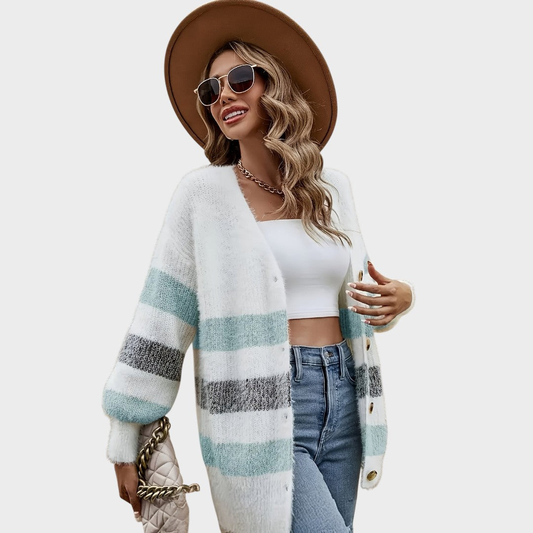 Open Front Knit Cardigan