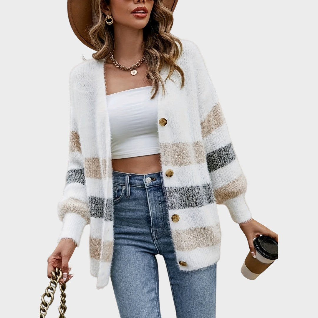 Open Front Knit Cardigan