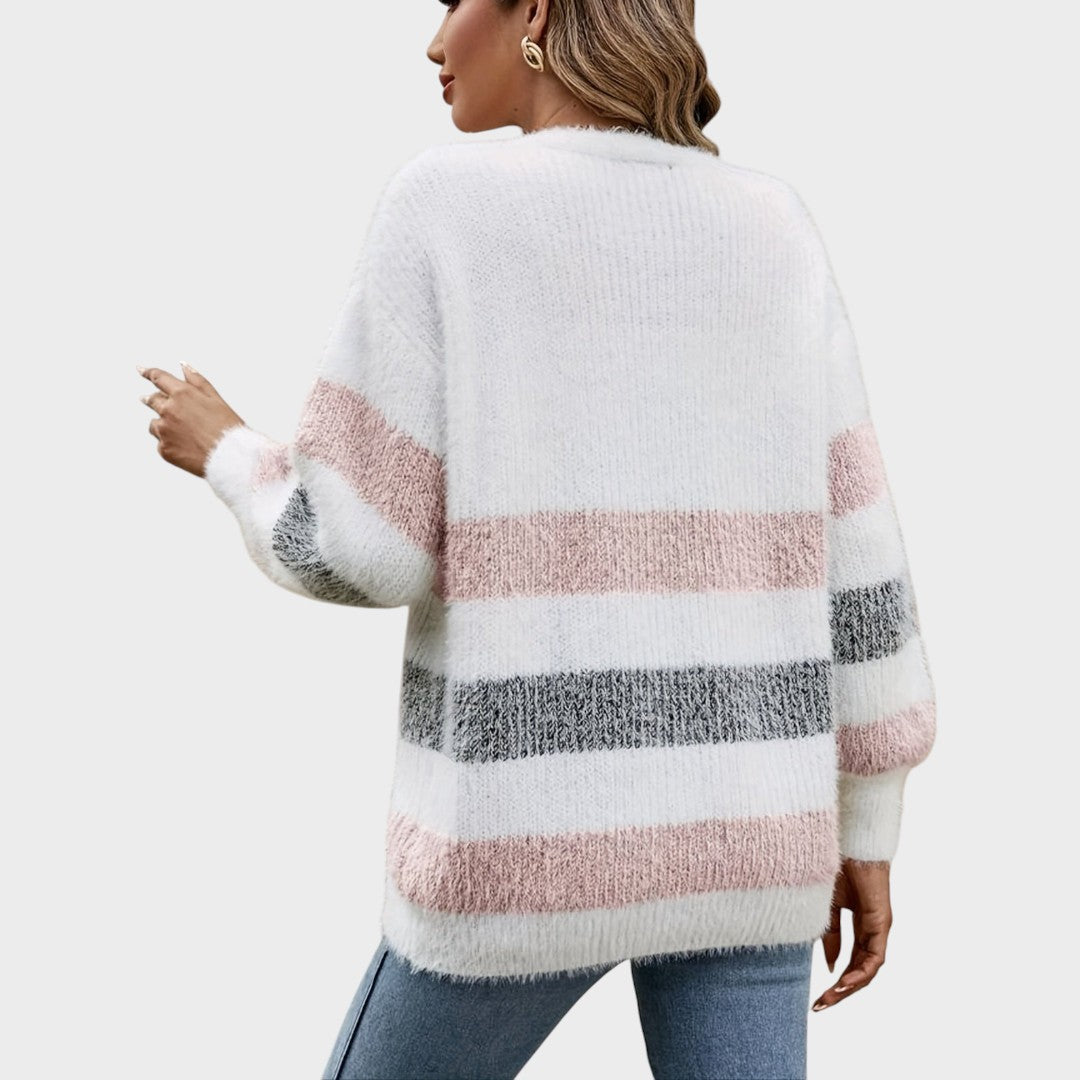 Open Front Knit Cardigan