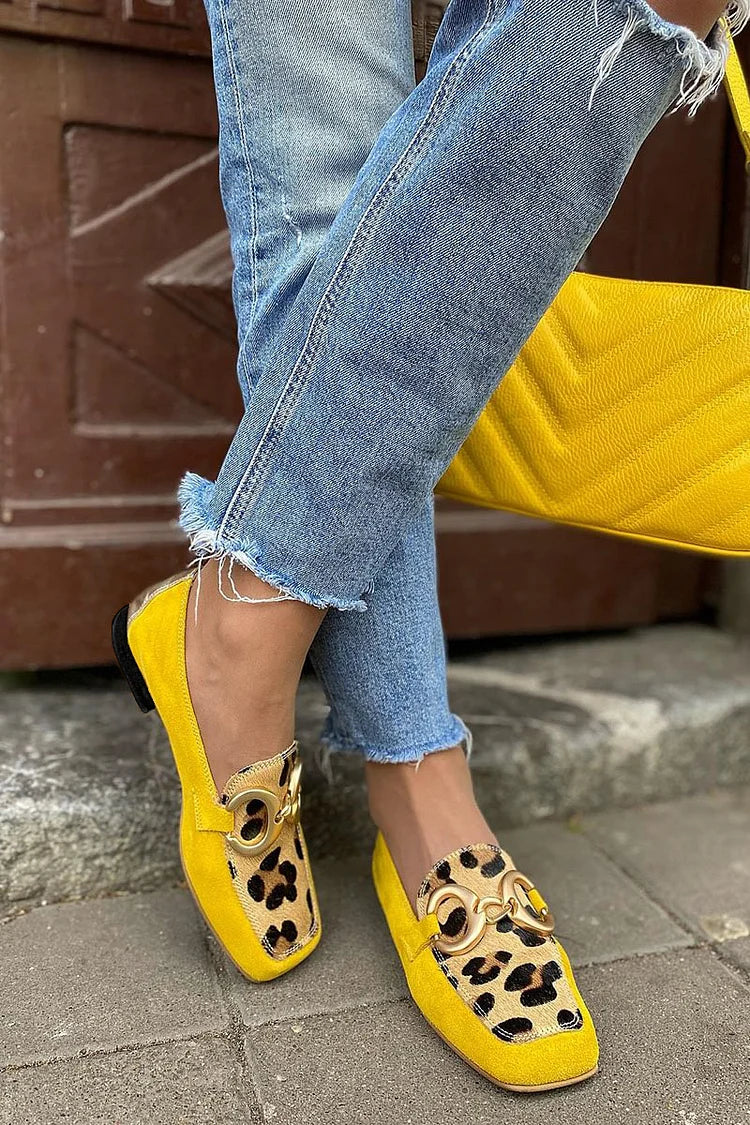 Yara | Animal Print Loafers