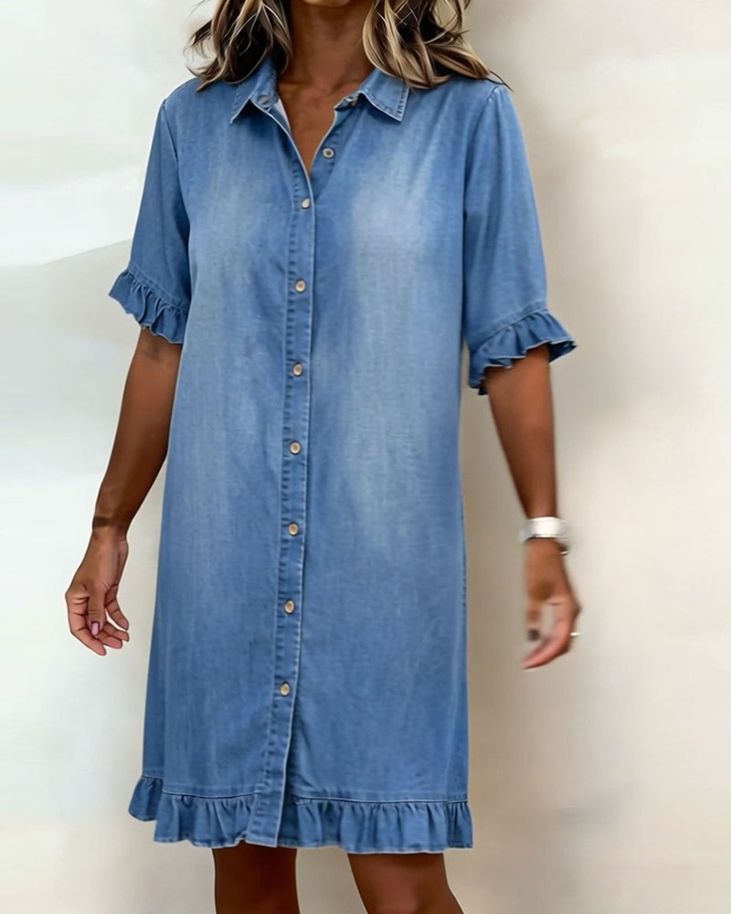 Melora | Lightweight Denim Dress