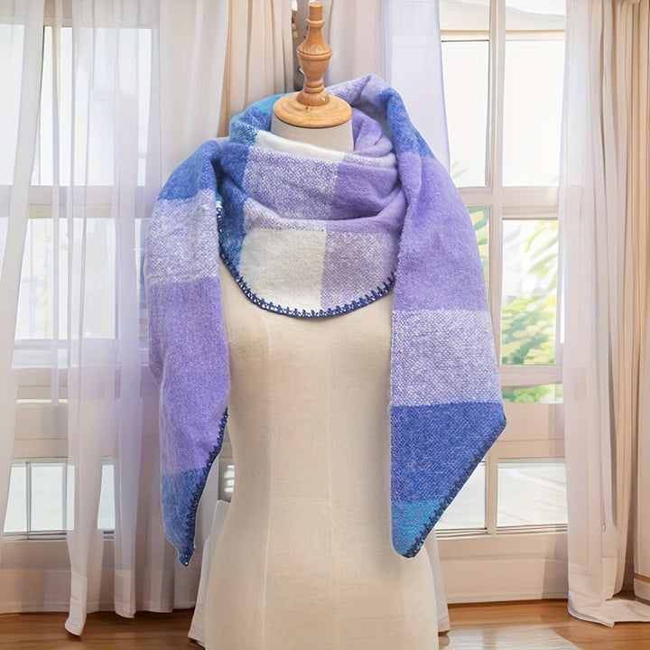 Freya | Warm Plaid Scarf