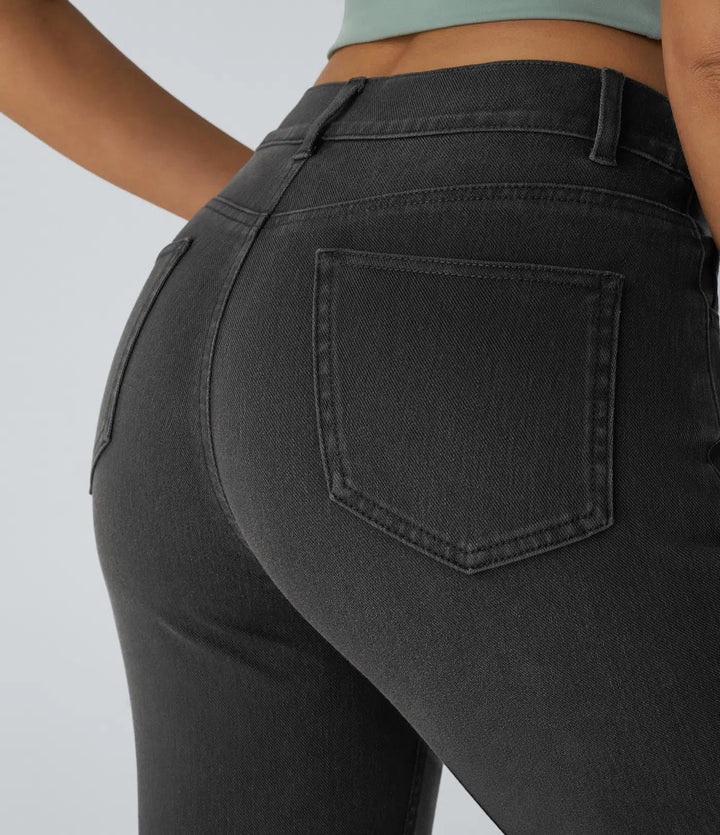 High Waist Elastic Comfort Pants