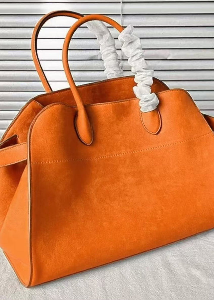 Fashion Red Large Capacity Suede Tote Handbag