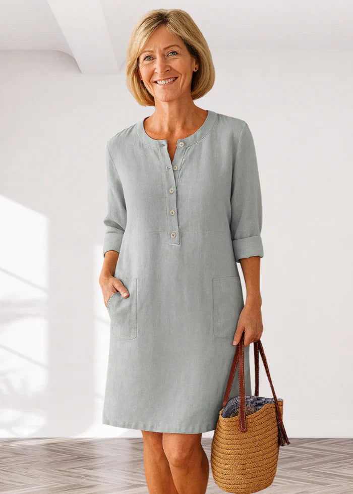 EVI | Casual Women's Dress with Loose Fit and Timeless Look for Every Day