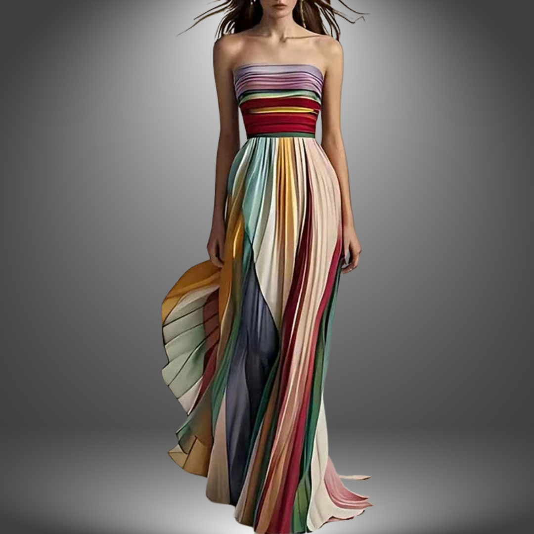 Clover Off-Shoulder Evening Dress