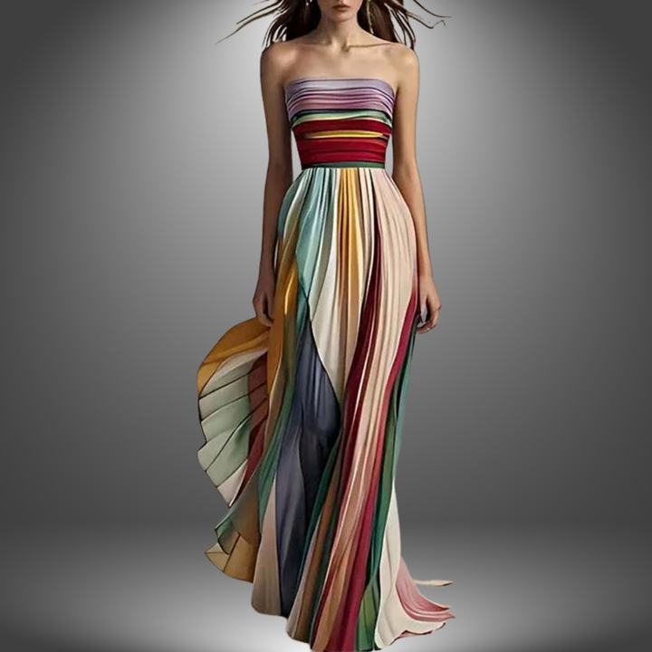 Clover Off-Shoulder Evening Dress