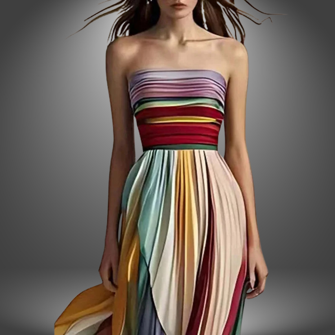 Clover Off-Shoulder Evening Dress