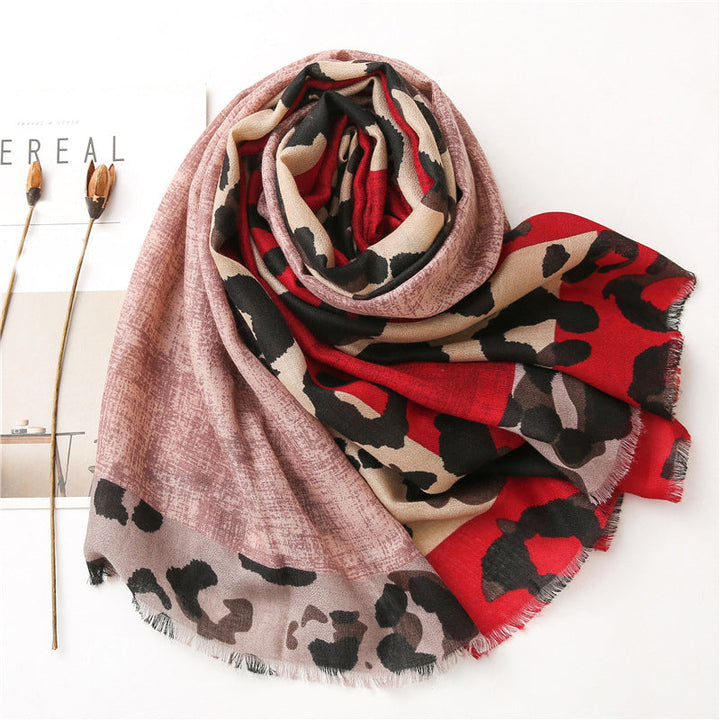 Briar | Casual Leopard Print Scarf