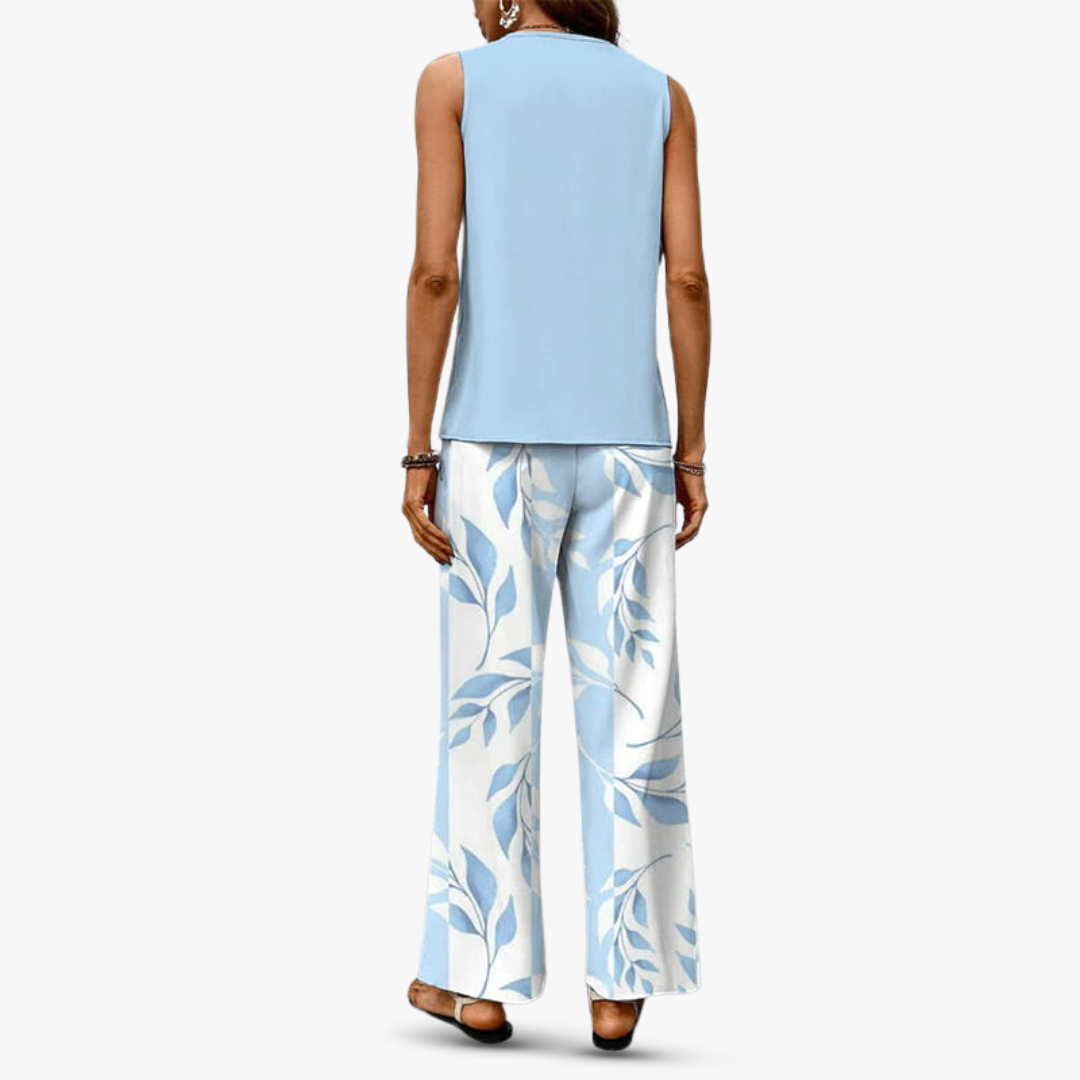 Amara™ – Exclusive Two-Piece Set with Sleeveless Top and Pants