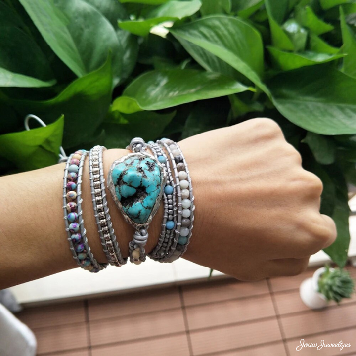 Turquoise Healing Bracelet - Vegan Friendly