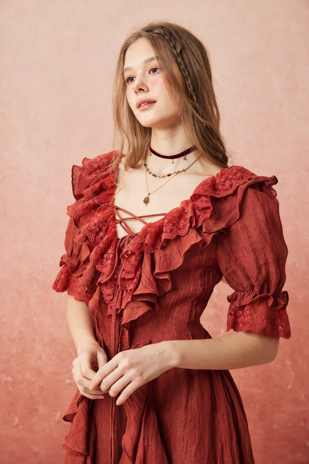 Dewdrops 16 | Maxi Linen Dress Gown