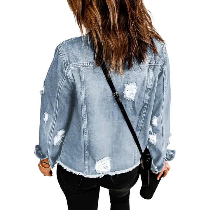 Dolores Boyfriend Style Denim Jacket