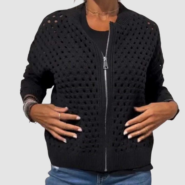 Desiré Premium Knit Cardigan with Zipper