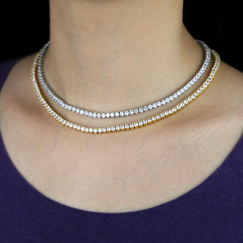 Never Basic Tennis Necklace