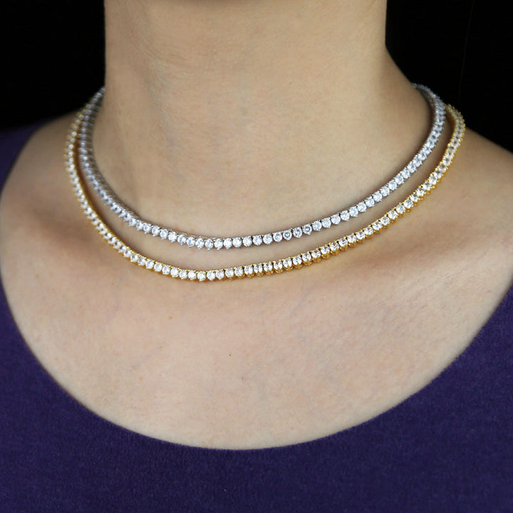 Never Basic Tennis Necklace