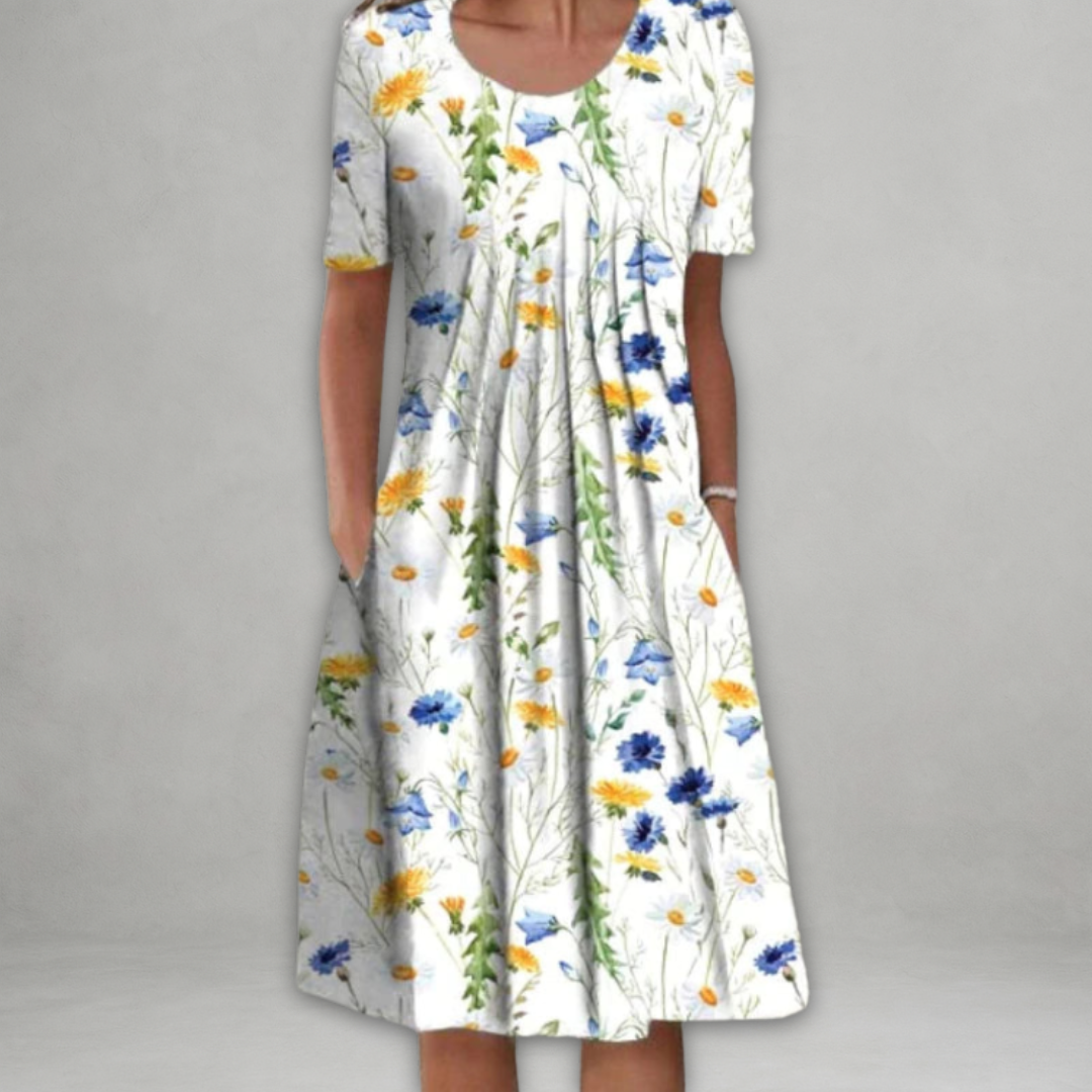 Eira™ – Cotton Dress with Tummy Coverage for Ultimate Comfort