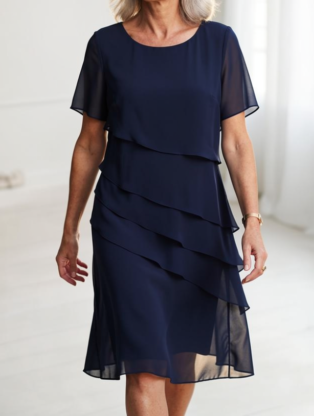 Juliette | Elegant, Flowing Dress with Ruffles