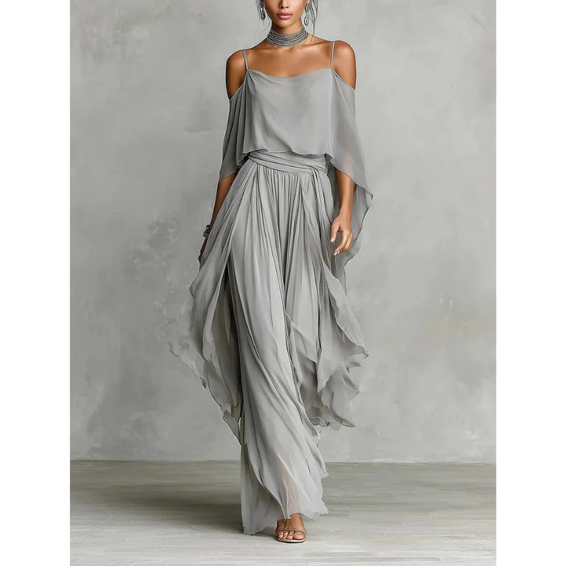 Rosa | Flowy Chiffon Set