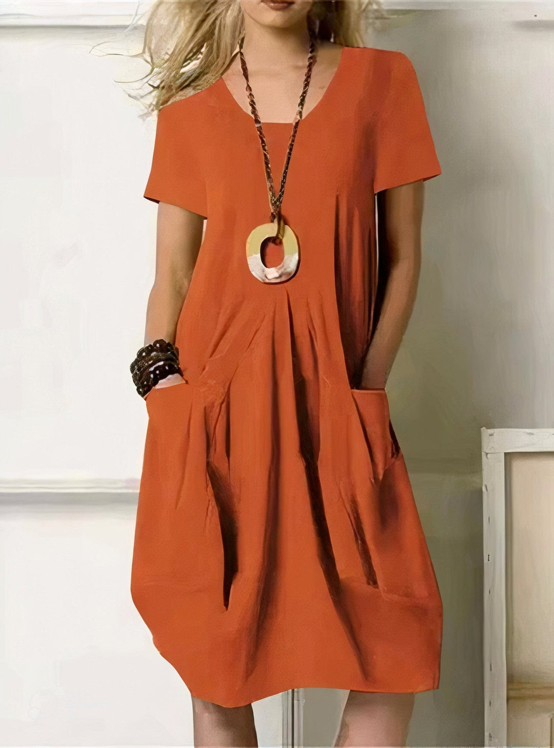 Celia | Lightweight Casual Dress with Pockets