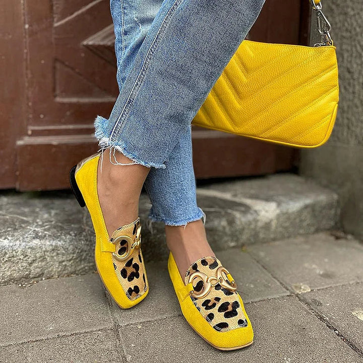 Yara | Animal Print Loafers