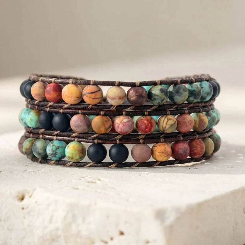 Rose | Jasper Stress Relief Bracelet