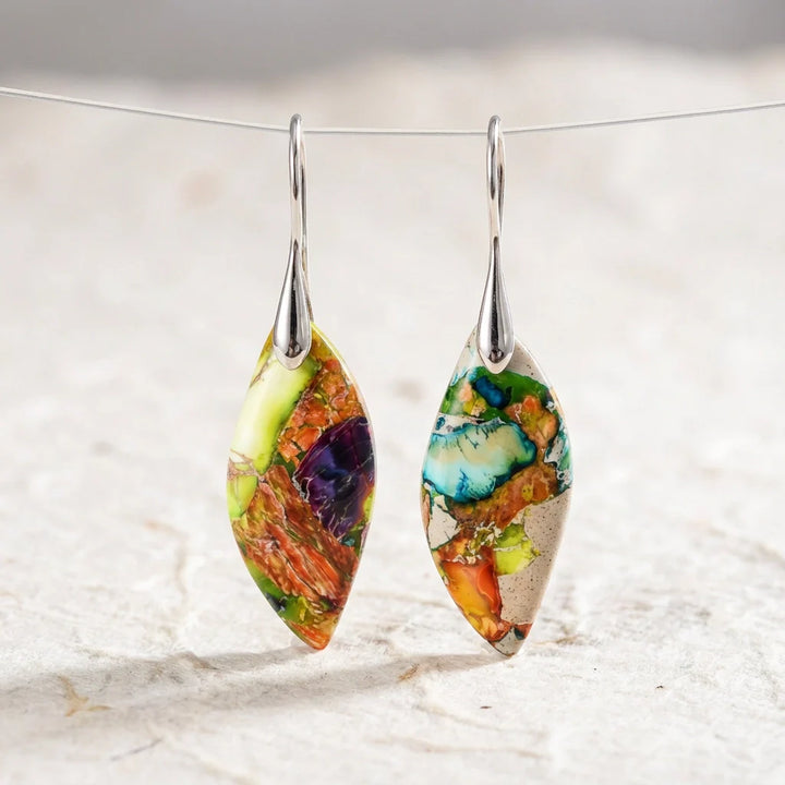 Coral | Soulful Jasper Earrings