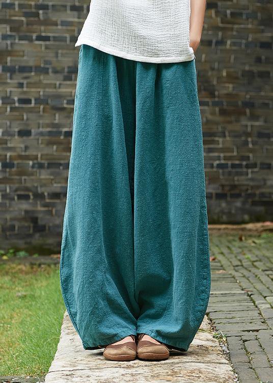 2021 Ramie-Wildhosen-Yogahose für Damen aus Baumwolle und Leinen im chinesischen Stil