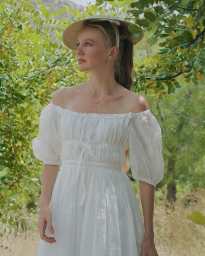 Osmanthus 01 | maxi linen dress