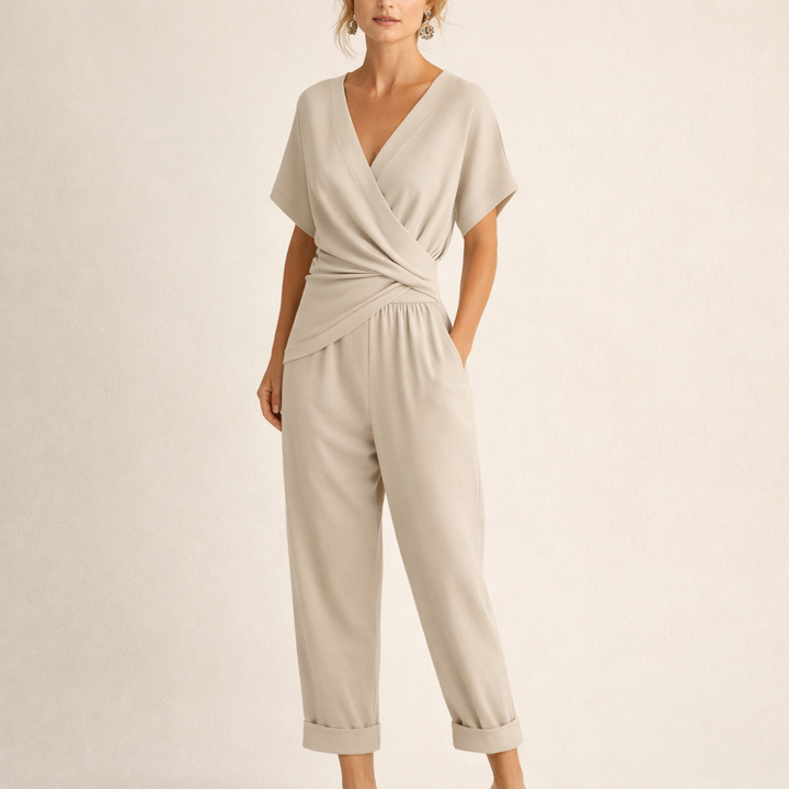 Kayla | Elegant Wrap Jumpsuit