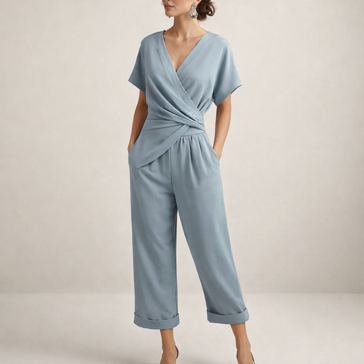 Kayla | Elegant Wrap Jumpsuit