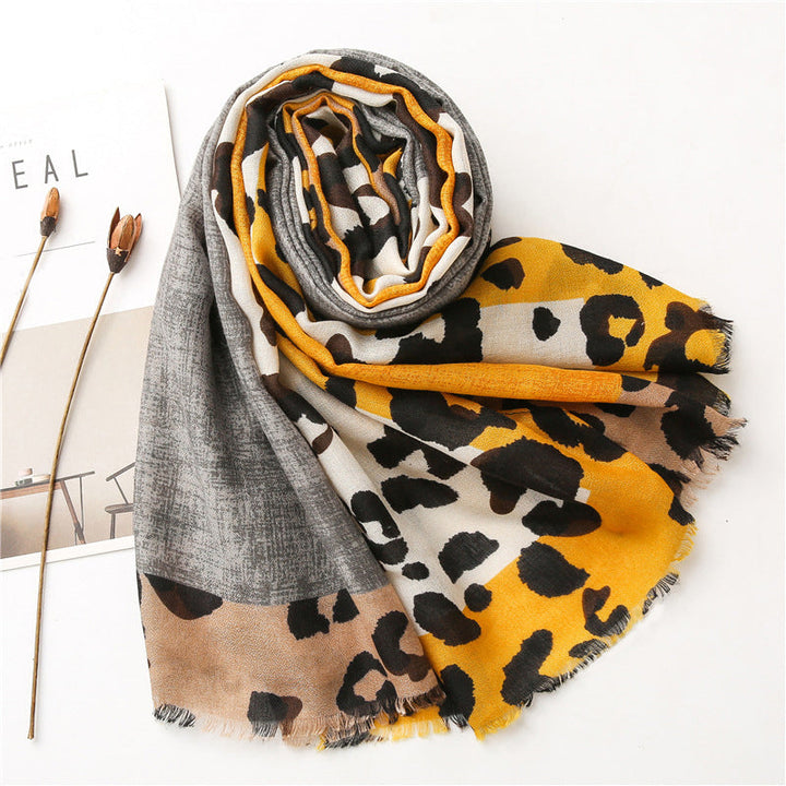 Briar | Casual Leopard Print Scarf