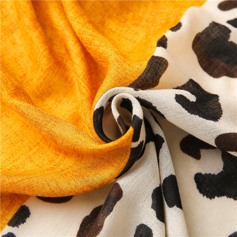 Briar | Casual Leopard Print Scarf