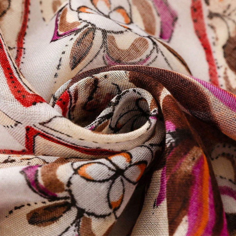 Piper | Vintage Floral Print Scarf