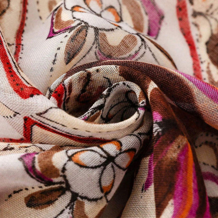 Piper | Vintage Floral Print Scarf