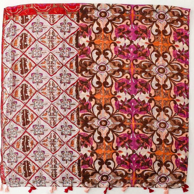 Piper | Vintage Floral Print Scarf